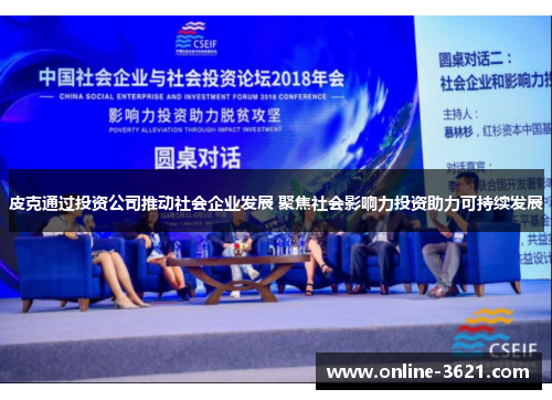 皮克通过投资公司推动社会企业发展 聚焦社会影响力投资助力可持续发展